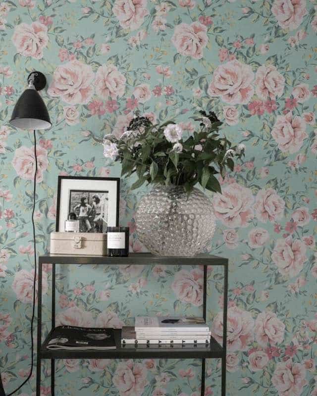 Best Floral Wallpapers, Floral Wallpapers Vintage, Rose Wallpapers, Floral Wallpaper Removable, Wallflora Rose Pattern