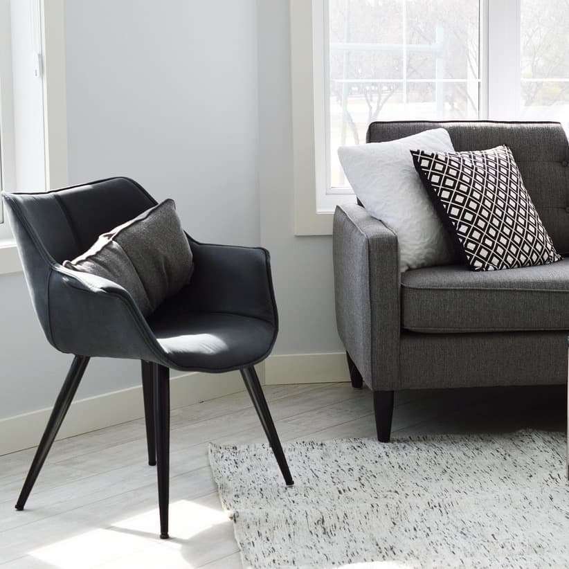 Accent Chairs Sofa Black