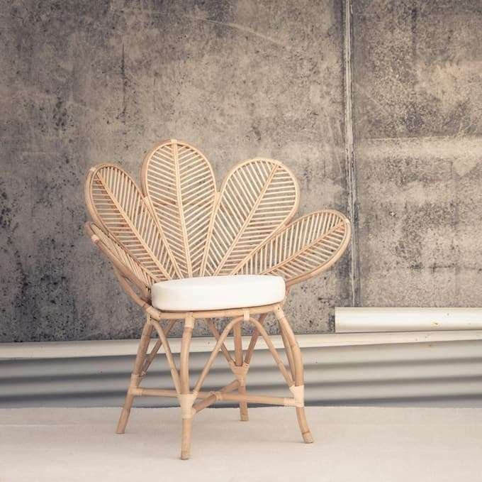 Rattan Bohemian Accent Chair