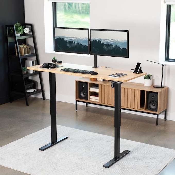 Vivo Height Adjustable Standing Desk Amazon