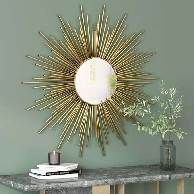 Modern Wall Mirrors Sunburst