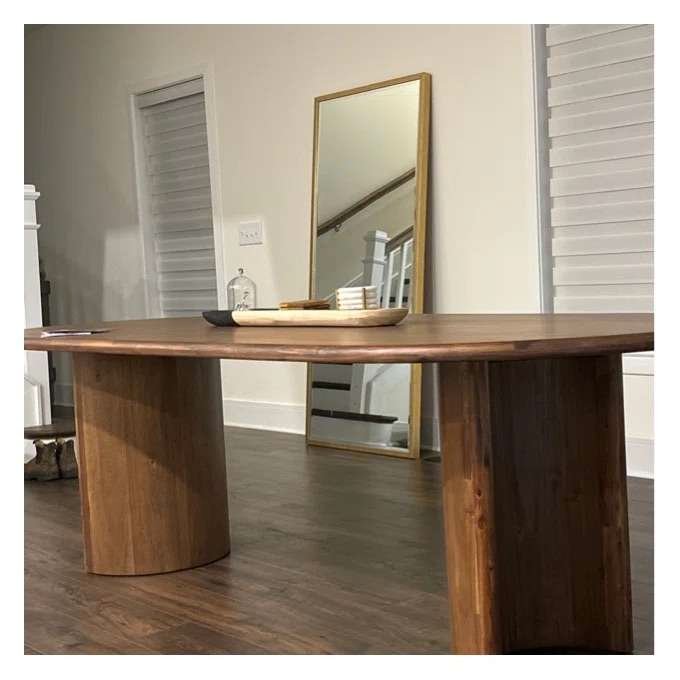 Best Mid Century Modern Dining Table seasoned oval