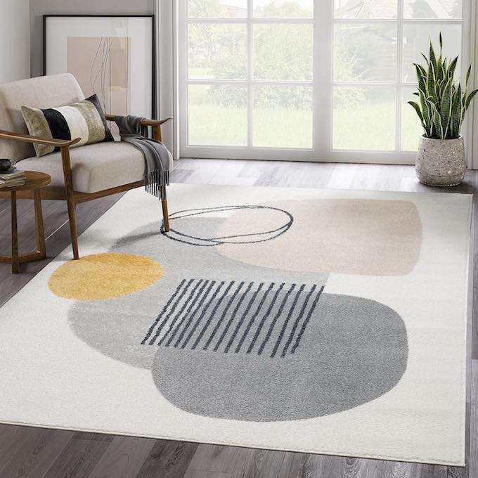 Mid Century Modern Rug Minimalist