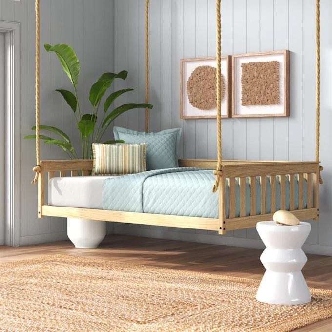 Porch swing daybed