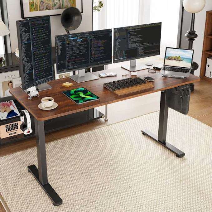 Standing Desk with metal base